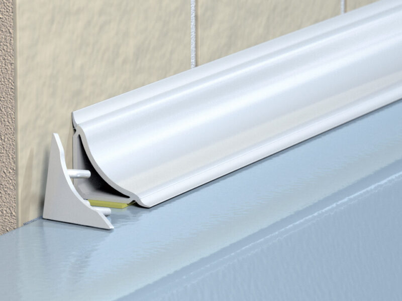 A11a BATH PROFILE ON THE TILES WITH ADHESIVE TAPE
