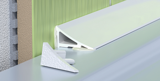 A11c BATH PROFILE ON THE TILES WITHOUT ADHESIVE TAPE