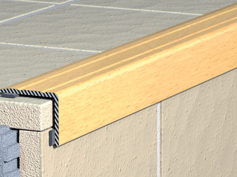 C03 STAIR NOSING - ADHESIVE PROFILE